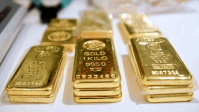 ارتفاع صادرات الذهب